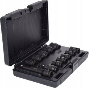 Ks Tools Steckdosen Pneumatisch mit Rahmen Gastgeber 1/2" Set 12 Stück