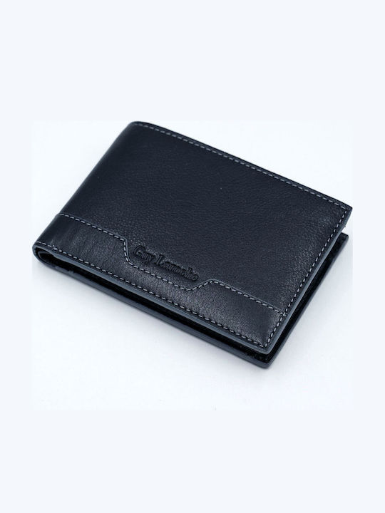 Leder Herrenbrieftasche mit RFID Blau