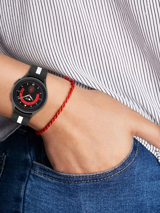 Curea de Cauciuc Roz 46mm