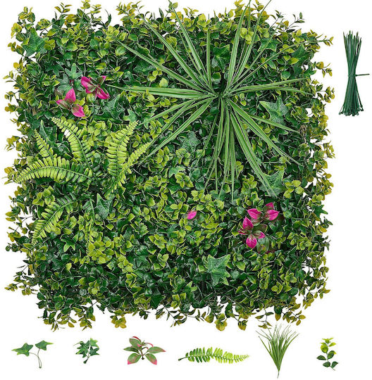Vevor Artificial Foliage Panel 50.8x50.8cm 16pcs