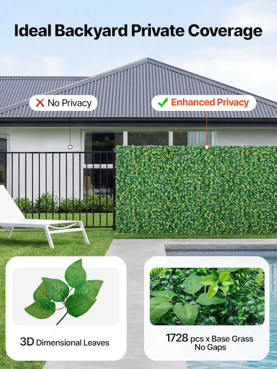 Vevor Artificial Foliage Roll 2.43m x 61cm 4pcs