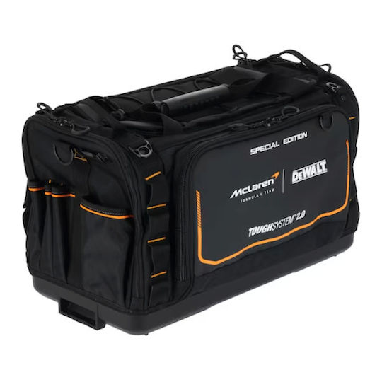 DEWALT Mclaren Τσάντα Ώμου Αδιάβροχη Μαύρη 55.58lt