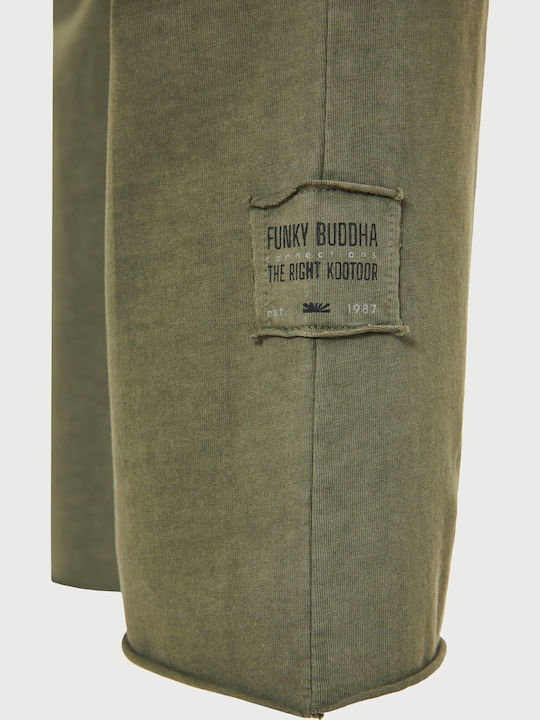 Sweatpants With Elastic Khaki