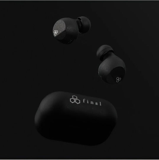 Final Audio ZE3000 SV ANC In-ear Bluetooth Handsfree Ακουστικά με Αντοχή στον Ιδρώτα και Θήκη Φόρτισης Μαύρα