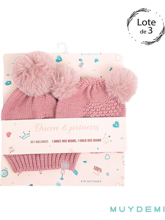 Set Beanie Mom Daughter Muydemi 194000