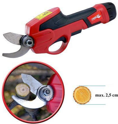 Strend Pro Ψαλίδι Κλαδέματος Μπαταρίας 7.2V με Μέγιστη Διάμετρο Κοπής 60mm