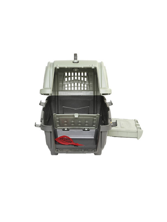 Uniq Cat Carrier Cage 60cm Gray