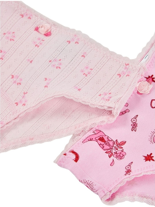 Boboli Σετ Παιδικά Βρακάκια Pink