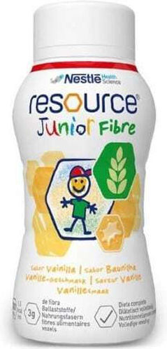 Nestle Έτοιμο Ρόφημα Γάλακτος Resource Junior Fibre για 12+ Μηνών 200ml