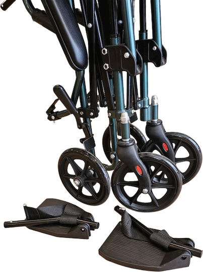 Medical Brace Wheelchair Folding Simple Type 46cm MB.W2050 Green