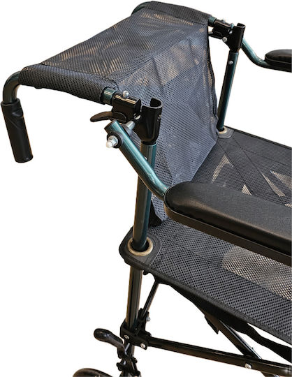 Medical Brace Wheelchair Folding Simple Type 46cm MB.W2050 Green