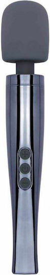 Grau Wiederaufladbarer Massagevibrator 13 Geschwindigkeiten Mymagicwand Wand Massager Dynamite Grau 32,7cm