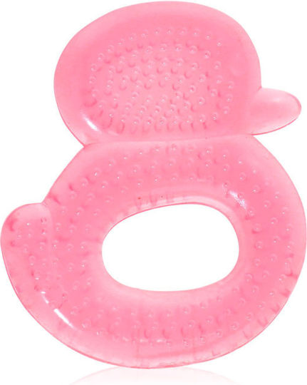 Lorelli Duck Teething Ring with Water made of Silicone for 3 m+