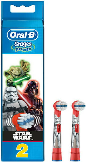 Oral-B Electric Toothbrush Replacement Heads Stages Power 2 Pieces for 3+ Years
