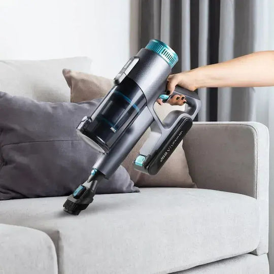 Domo Aspirator Vertical Reîncărcabil 2 în 1 Stick și de Mână Turcoaz