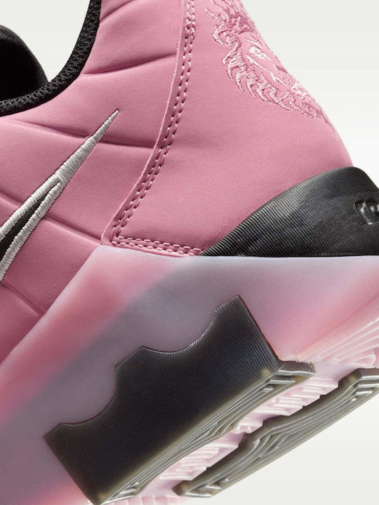 LeBron Witness 9 High Basketball Shoes Elemental Pink Pink Pink Foam Black