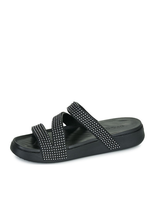 Strappy Damen Zehentrenner in Schwarz Farbe