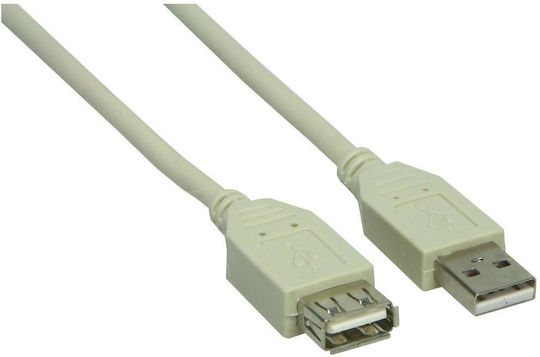 Good Connections USB 2.0 Кабел USB-A мъжки - USB-A женски Сив 1.8м 2511-OF2