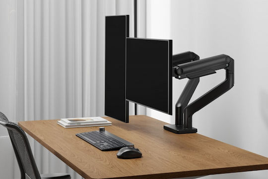 Digitus Stand Desk Mounted for 2 Monitors up to 45" with Arm (DA-90474)