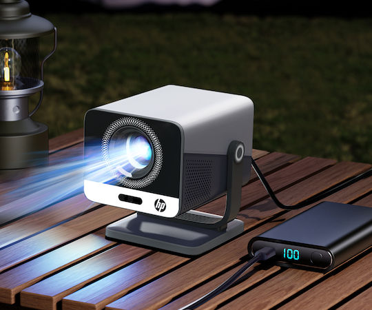 HP MC475 Mini Projector LCD Λάμπας LED με Wi-Fi και Ενσωματωμένα Ηχεία