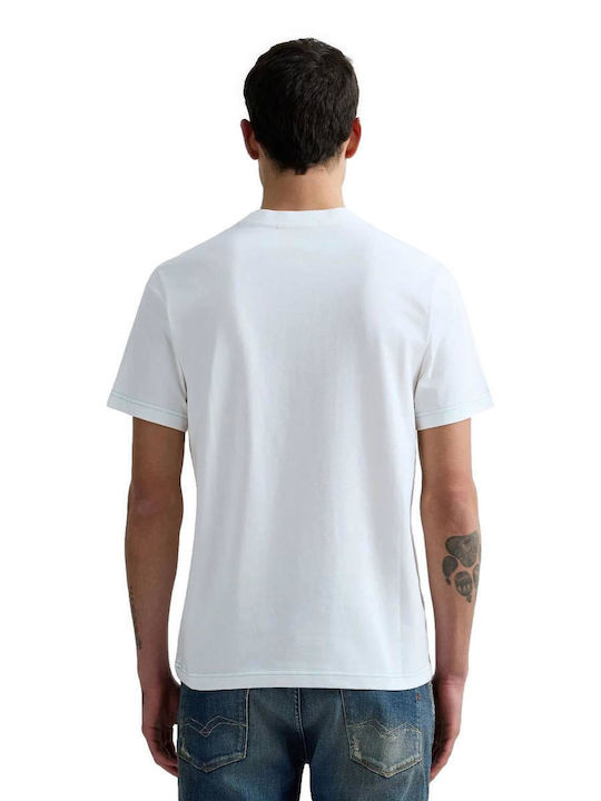 Herrenblusen T-Shirt Weiß