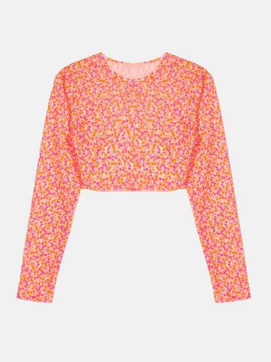 Γυναικείο Crop Top Μακρυμάνικο Sorbet