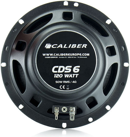 Caliber CDS6 Σετ Ηχεία Αυτοκινήτου Ομοαξονικά 6.5" με 50W RMS (2 Δρόμων)