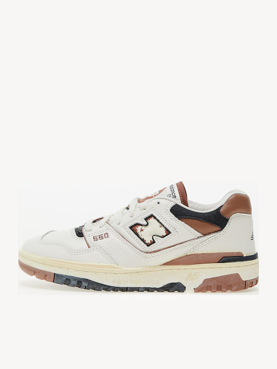 New Balance 550 Ανδρικά Sneakers Sea Salt / Vintage Brown BB550VGC