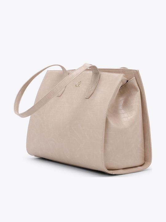 Women's Shoulder Bag Beige