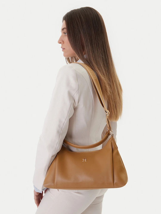 Crossbody Fabric Women's Shoulder Bag Brown