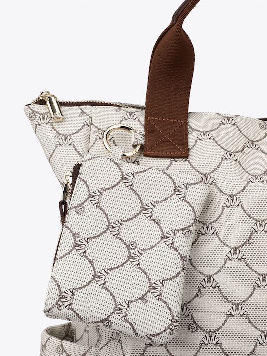 Chalk Damenrucksack Kunstleder Beigen