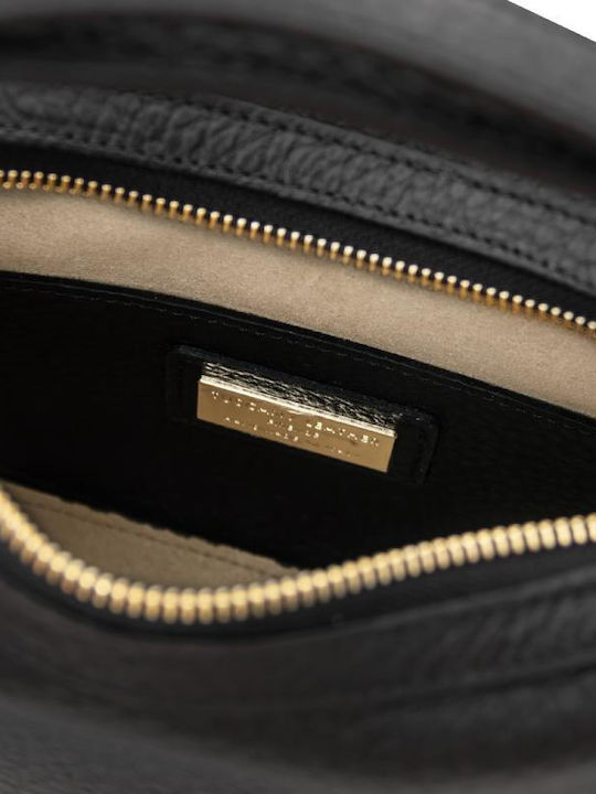 Leather Women's Shoulder Bag Black