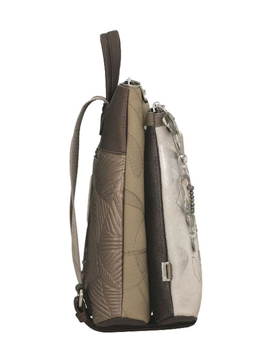 Fabric Women's Multicolour Backpack
