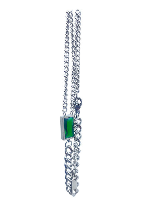 Legola Steel Gray Anklet