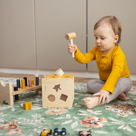 Petite & Mars Cub De Activitate Din Lemn Pentru 12+ Luni