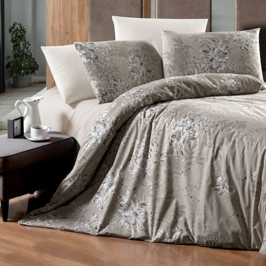 First Choice Σετ Διπλή 200x220cm Beige