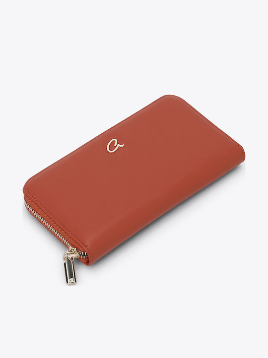 Large Women's Wallet Orange