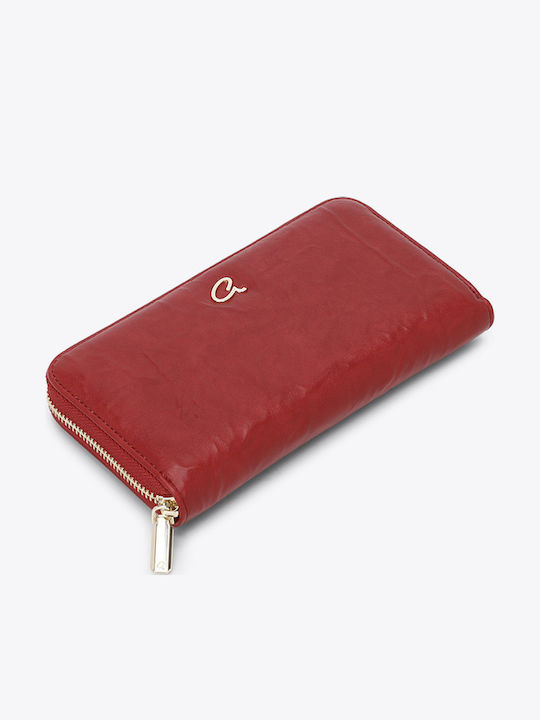 Large Women's Wallet Red
