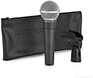 Shure SM58SE Δυναμικό Μικρόφωνο για Φωνητικά σε Γκρι Χρώμα