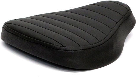 C-racer Single Motorcycle Saddle Classic Bobber Universal Black Solo Seat Small Black