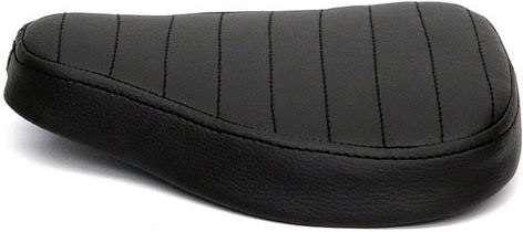 C-racer Single Motorcycle Saddle Classic Bobber Universal Black Solo Seat Small Black