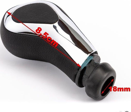 Shift Knob Gear Lever Peugeot 207 307 308 408 5 Speed Chrome Citroen Peugeot