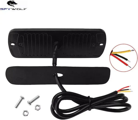 First-Class Led Strobe Φaro Όγκου Κόκκινο 12led 12/24v 6000lm 8 Τεμάχια Tc-351