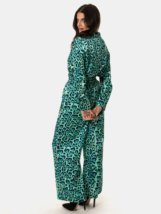 Women's High Rise Pantaloons Green Atlantis