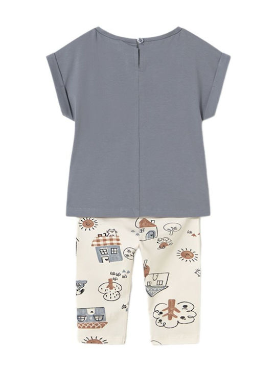 Mayoral Kids Clothing Set with Gray Leggings 2 Pieces