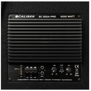 Caliber Aktiv Auto-Audio-Subwoofer 12" 200W Leistung (RMS) mit Box
