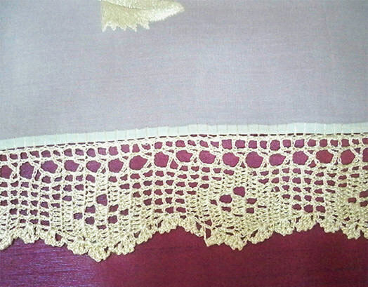 VS Home În Carouri cu Broderie Bej