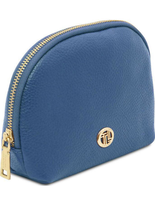 Leather Cosmetic Bag Vera Denim