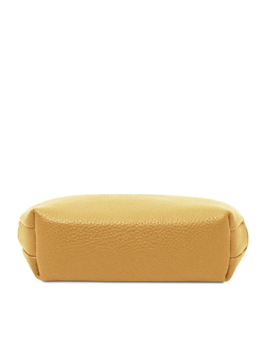 Tuscany Leather Kulturbeutel Gelbes Pastell