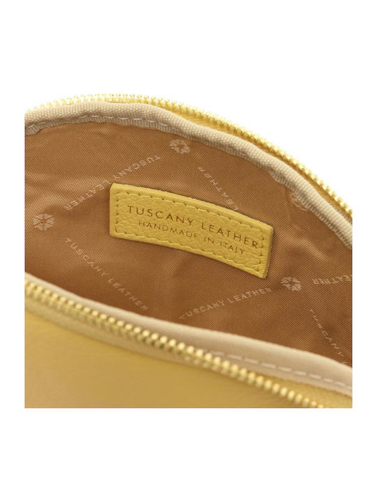 Tuscany Leather Kulturbeutel Gelbes Pastell